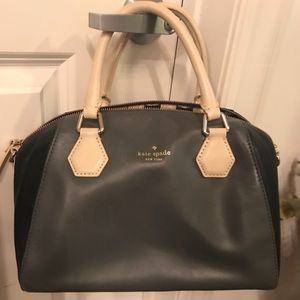 Grey Kate Spade purse